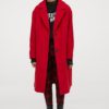 Wool-blend Coat