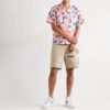 Camp-Collar Printed Cotton-Poplin Shirt - Image 2