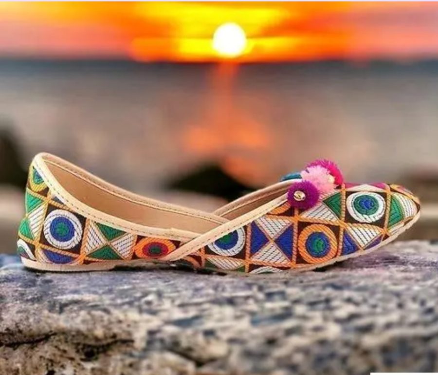 new stylish multicolour bellie for women & girls - Image 2